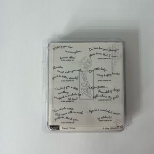 WISHING YOU LOVE AND LAUGHTER... FOREVER AFTER Rubber Stamp by STAMPIN UP